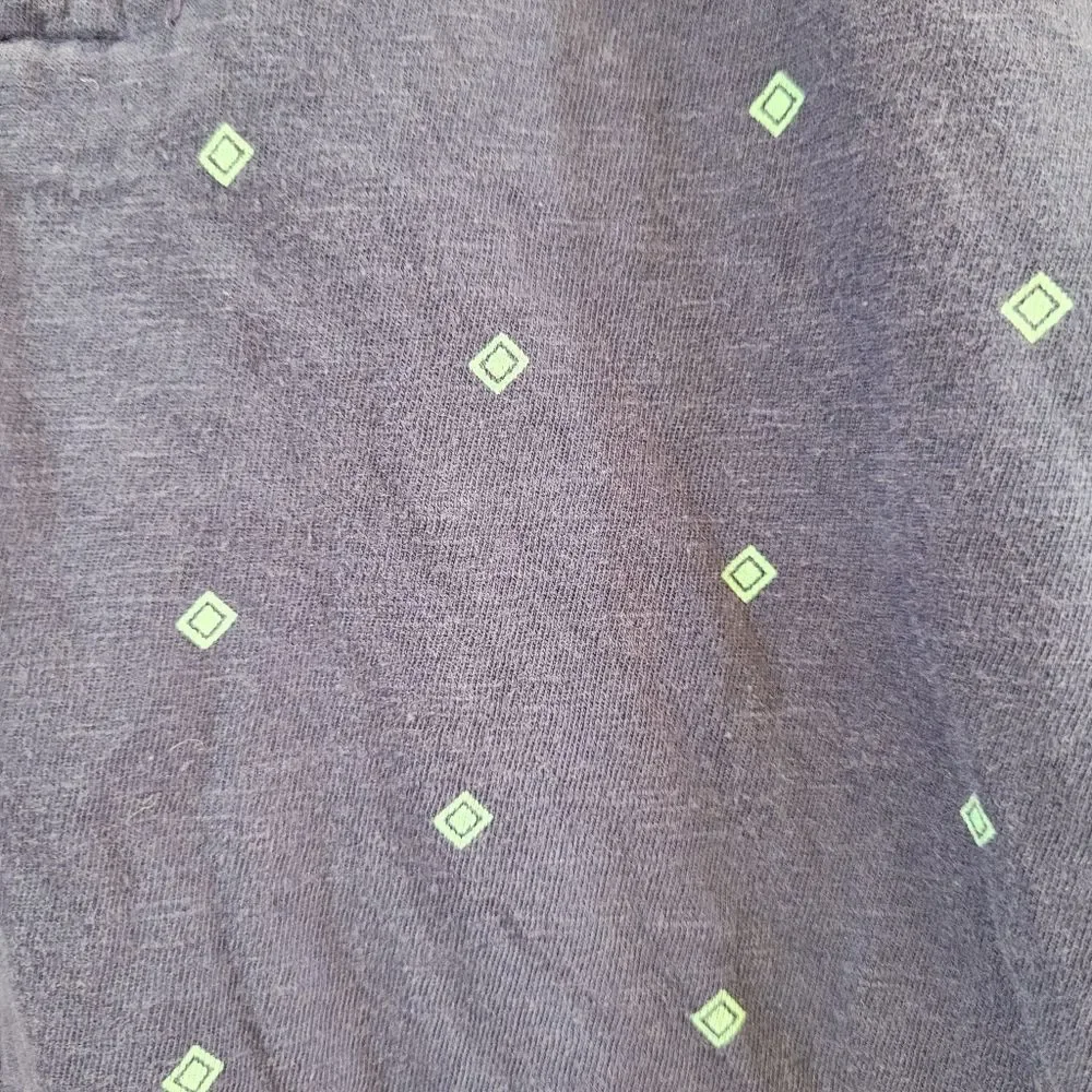The children's place large 10/12 boys blue polo with green diamond accents